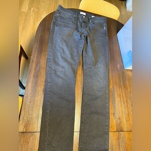 Frame Denim L’Homme Skinny Jeans Faded Black/Dark Grey Size 34